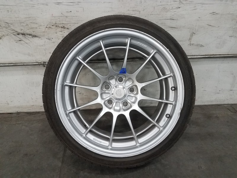 2005 Subaru WRX STi Enkei NT03+M 18" Wheel / Tire #3 - * #6693 KK5