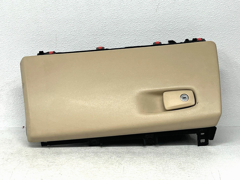 ⭐2014-2018 BMW X5 X6 GLOVE BOX STORGAE COMPARTMENT COMPLETE BEIGE OEM LOT2473