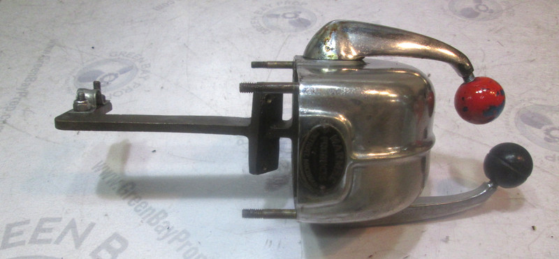 Vintage Marmac Two Lever Chrome Binacle Top Mount Remote Control Box