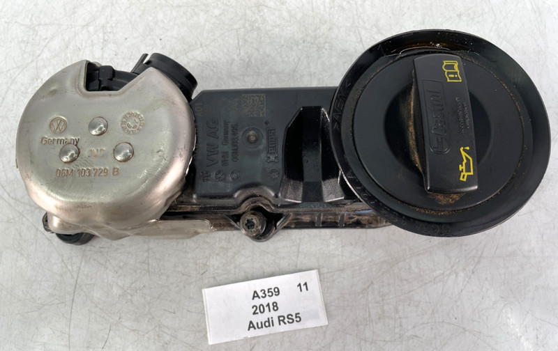 ✅ 18-24 OEM Audi RS5 S5 S4 Q8 Q7 Engine Cylinder Head Oil Filler Cap Separator