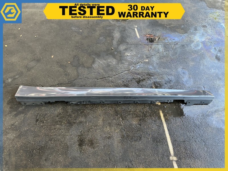 12-19 BMW F30 F31 RIGHT SKIRT ROCKER PANEL COVER MOLDING Gray B39 OEM