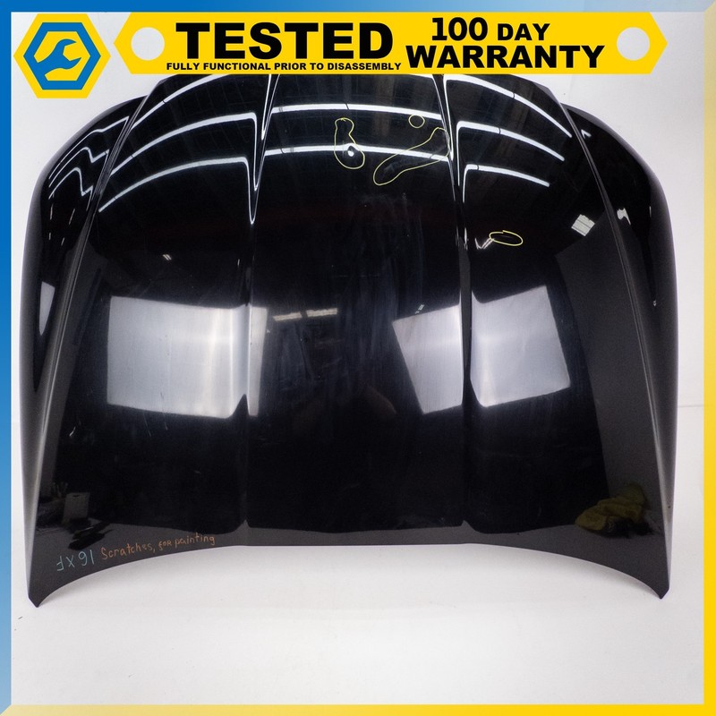 16-23 JAGUAR XF X260 HOOD BONNET COVER PANEL ASSEMBLY SANTORINI BLACK OEM