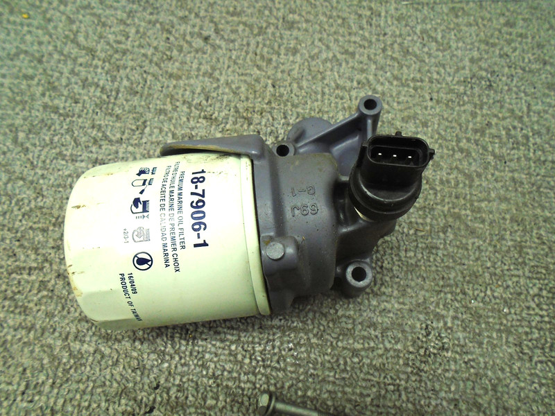 Oil Filter Base Connector Assy 69J-13446-00 Yamaha Outboard '02-'06 200-225 Hp