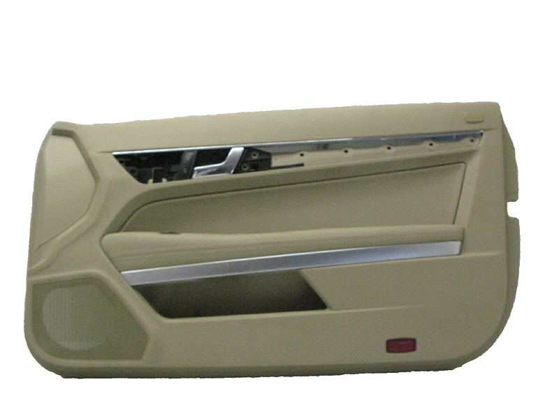 11-13 MERCEDES W207 E350 E550 FRONT PASSENGER DOOR PANEL CARD TRIM ( 205 BEIGE )
