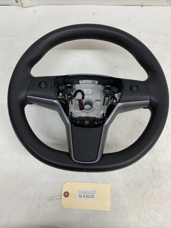 TESLA MODEL Y Steering Wheel Black 1095222-00-N 43029 U23
