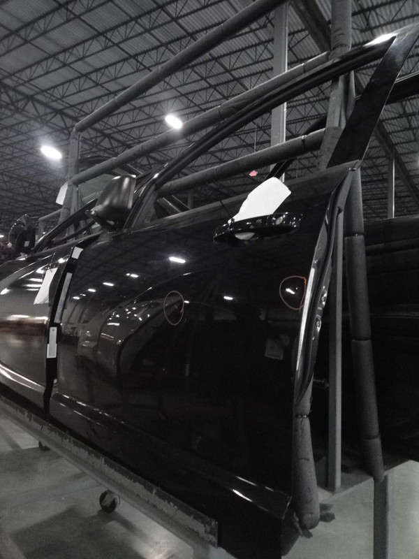 2017 Dodge Journey Left Door Black 4DR SUV Used Light Scratch Small Ding