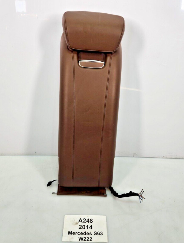 ✅ 14-17 OEM Mercedes W222 S63 AMG Rear Center Console Upper Seat Cushion Leather
