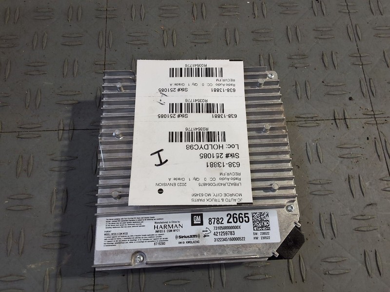 2021-2023 Buick Envision Radio Receiver ID 87822665