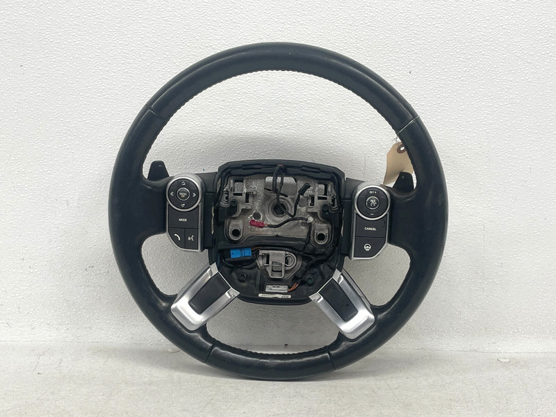 ⭐14-17 LAND ROVER RANGE ROVER STEERING BLACK LEATHER WHEEL W/ SWITCH OEM LOT2608
