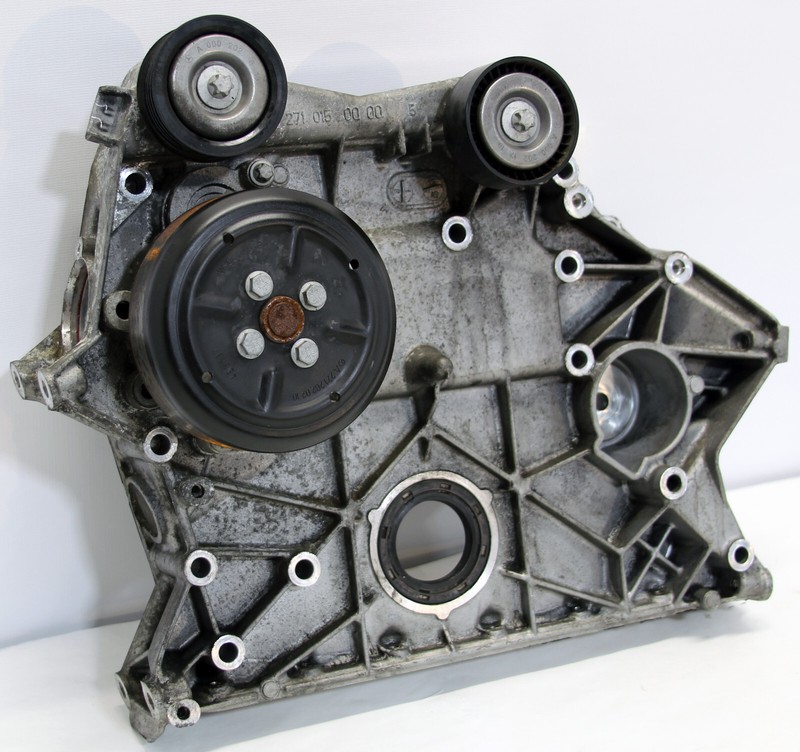 ✅ 2012-2015 MERCEDES-BENZ SLK250 OEM ENGINE TIMING CASE COVER HOUSING w/ Pulley