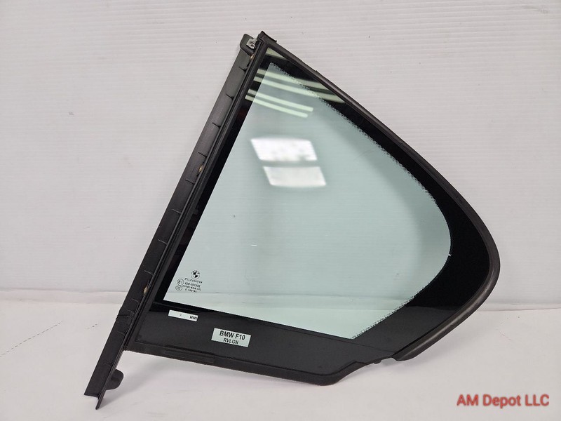 2013 BMW 535i 528i 550i F10 Rear Left Door Vent Quarter Glass 51357311245