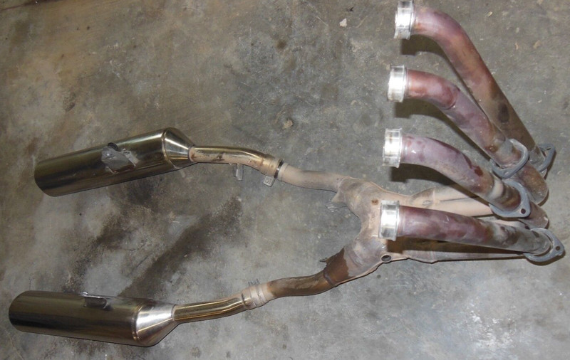 2007 Yamaha FJR1300 FJR 1300 Exhaust Pipe Muffler System Silencer Header 07