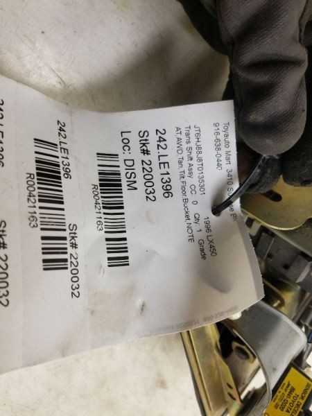 96 LEXUS LX450 AUTOMATIC TRANSMISSION SHIFTER
