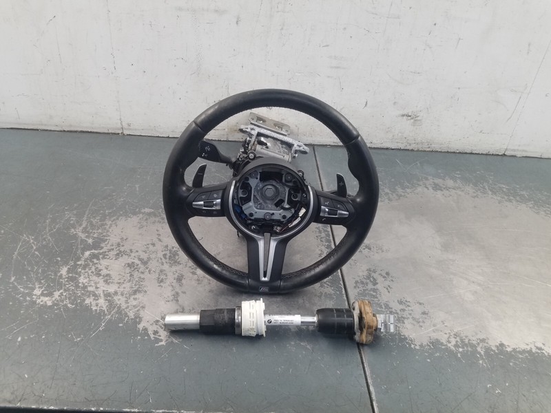 2015 BMW X5M F85 Leather Steering Wheel / Column / Paddles - *#9227 VV5