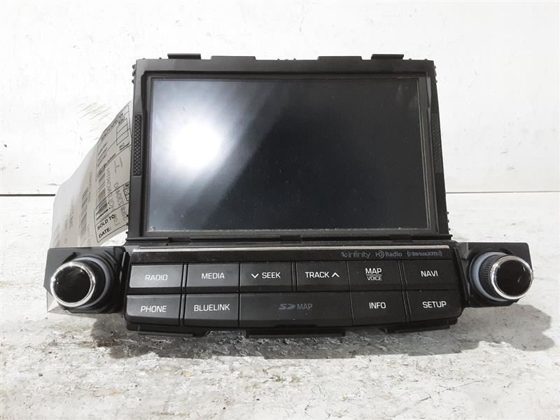 2017-2018 Hyundai Tucson Radio Assembly w/Navigation US Market ID 96560D33304X