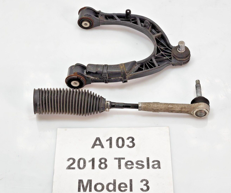 ✅ 17-23 OEM Tesla Model Y 3 Front Left Driver Side Upper Control Arm Tie Rod