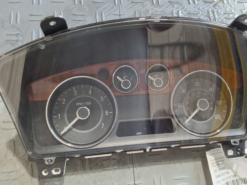 Speedometer Cluster MPH Black Face And Silver Rings Fits 10 FLEX 3500015