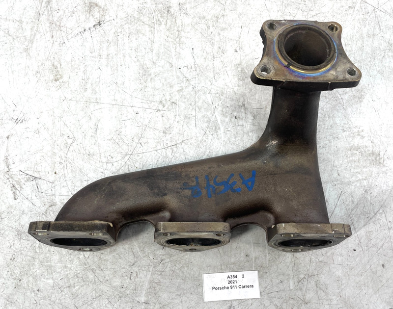 ✅ 20-24 OEM Porsche 911 Carrera 992 3.0L Right Passenger Exhaust Manifold 23k