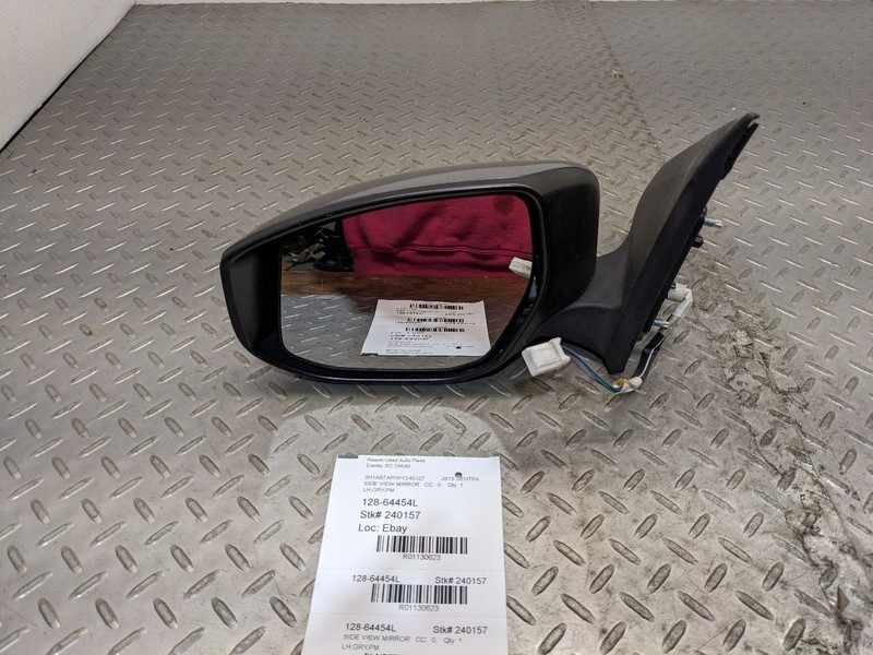 Driver Side View Mirror Power Non-heated Fits 13-15 SENTRA 1130623