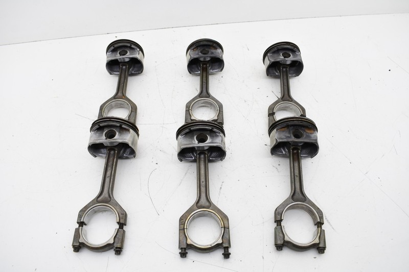 2012 BMW E92 328xi N51B30 3.0L ENGINE PISTON CONNECTING RODS SET OF 6 OEM KW34