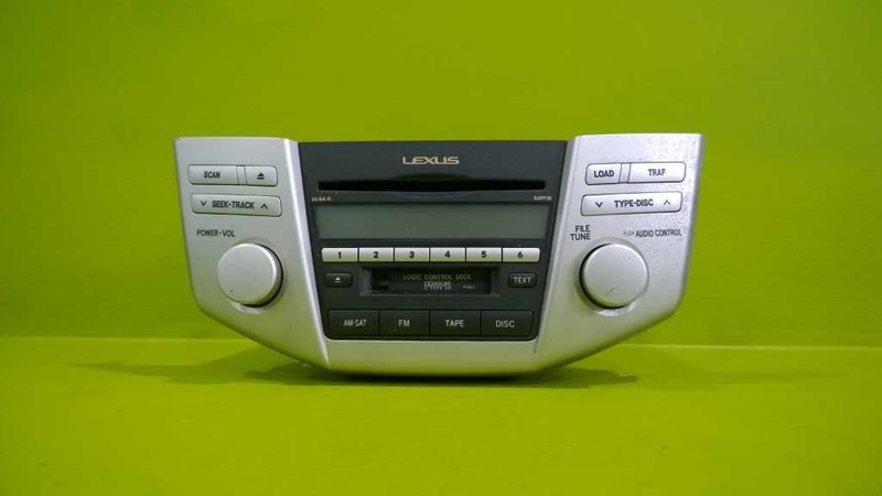 07 08 09 RX400H RX350 FACTORY RADIO W/6 DISC P6863 ON FACE OEM 3259-4