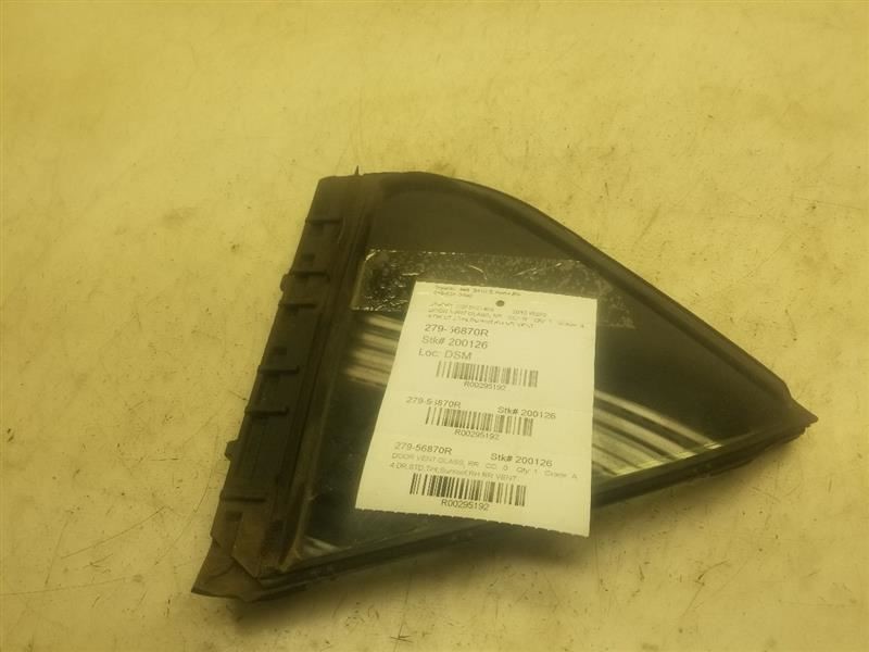 14-19 LEXUS IS350 PASSENGER SIDE REAR DOOR VENT GLASS