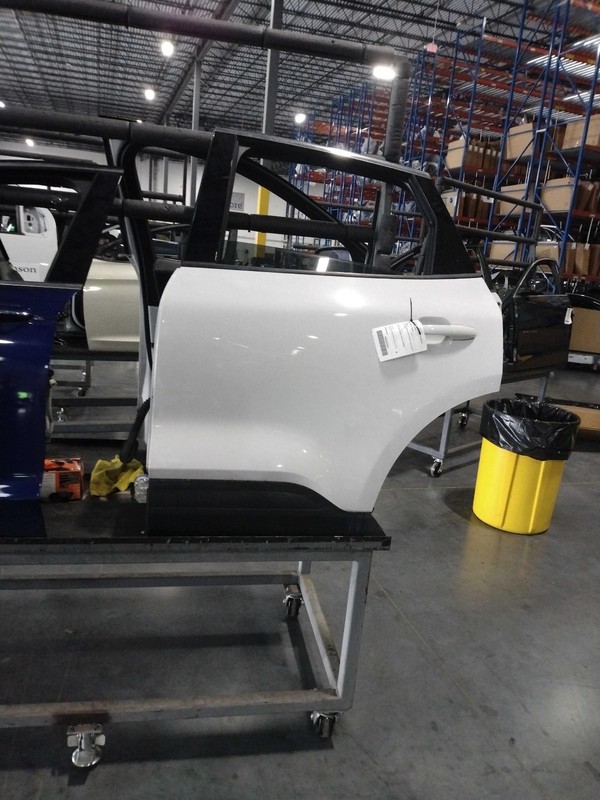 2020 Ford Escape Rear Left Door White - Used, 47K Miles, OEM Quality