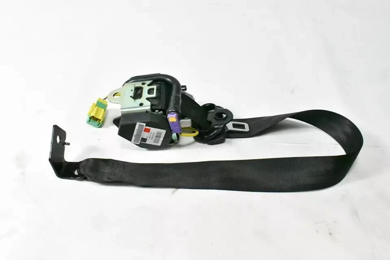 06-12 Bentley Continental Flying Spur Rear Left Driver Side Seat Belt Black OEM
