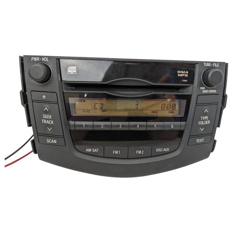 2009-2010 Toyota Rav4 AM FM CD Mp3 Player Radio Receiver 86120-42290 11838 OEM