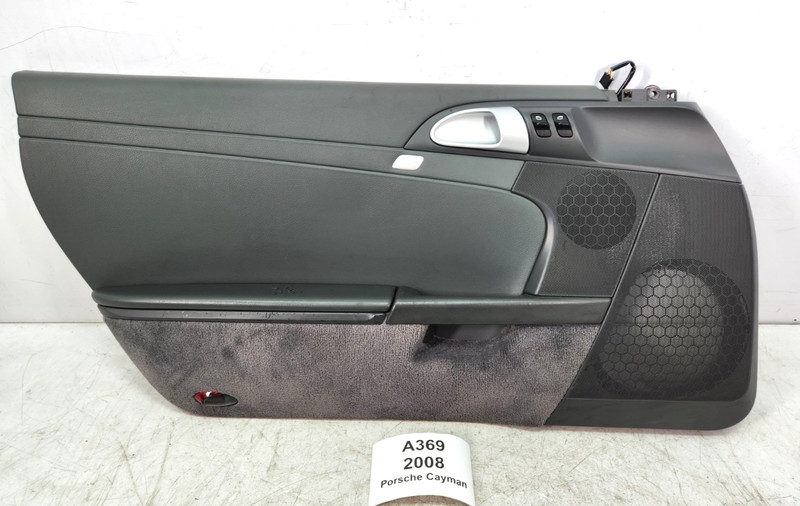 ✅ 05-12 OEM Porsche Cayman 987 Front Left Driver Side Interior Door Panel Gray*