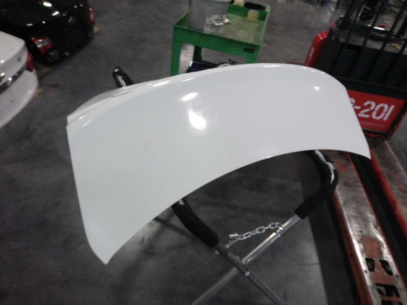 2012 Hyundai Accent Deck Lid Trunk Lid White OEM Used Good Condition
