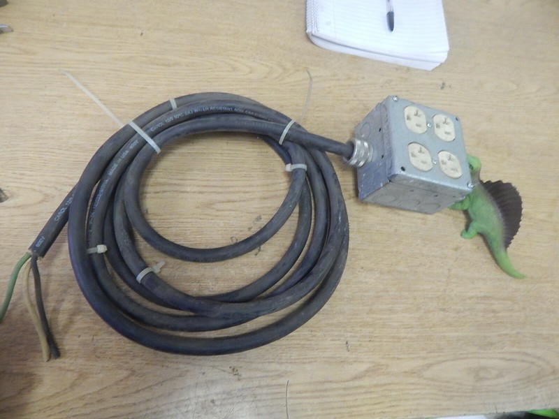 Raco P-7K-123033 MSHA 4-Way Outlet Power Supply Receptacle
