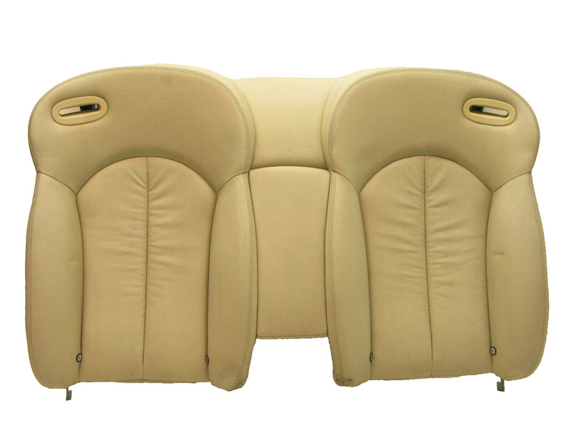 04-09 MERCEDES W209 CONVERTIBLE CLK500 CLK320 REAR SEAT UPPER BEIGE 040919B