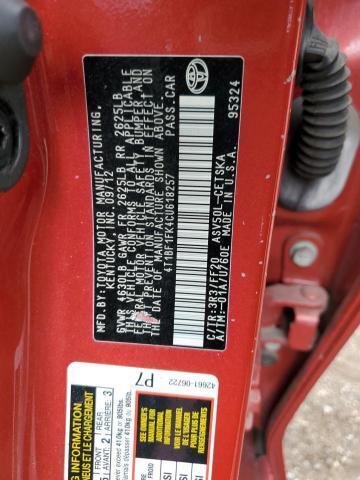2012 Toyota Camry Engine Control Module ECM 2.5L OEM 8966106K90 K45746