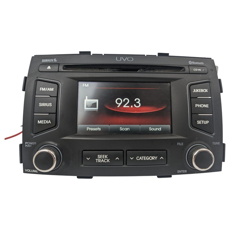 12-13 Kia Sorento UVO Infinity Radio CD Player Bluetooth Sirius Mp3 Touchscreen