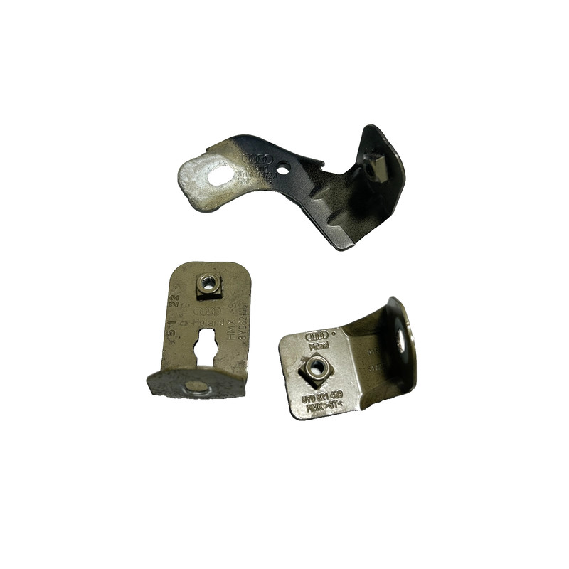 📌 2022 - 2026 AUDI A3 8Y FRONT RIGHT FENDER SUPPORT MOUNT BRACKET SET (3) OEM