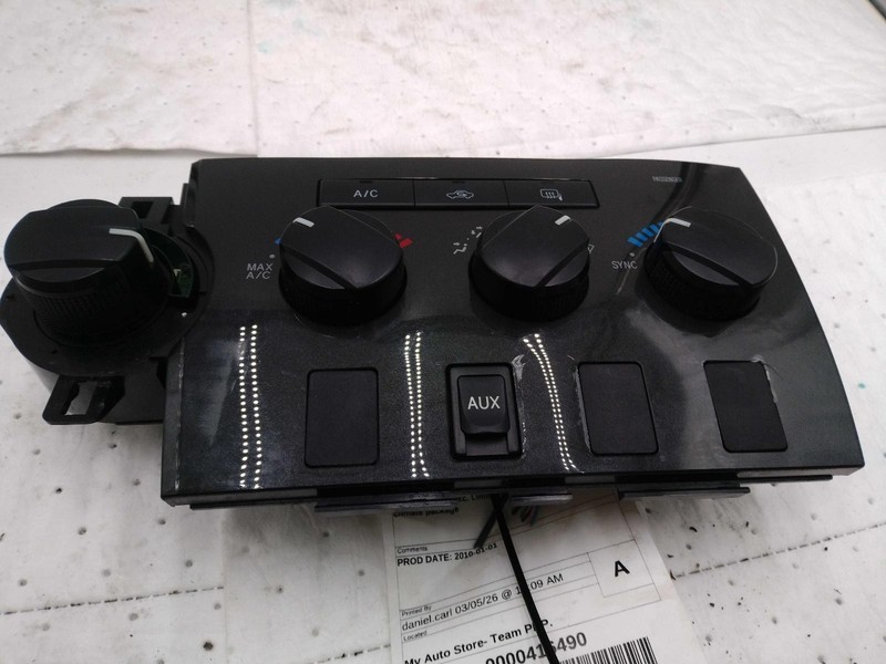 2010 Toyota Tundra A/C Selector Switch OEM Red 840100CC40 840100CC42