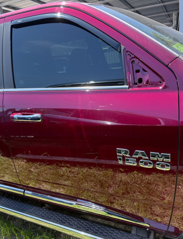 ✅ 09-24 RAM 1500 Class 2500 3500 OEM COMPLETE DOOR FRONT RIGHT Red PRV Passenger