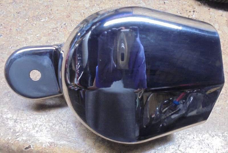 2011 Harley Davidson HD FXDWG Wide Glide Electric Horn & Chrome Cover Panel 11