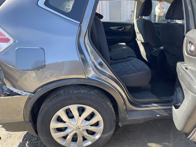 14-18 NISSAN ROGUE RIGHT QUARTER PANEL DOG LEG ONLY GRAY PC:KAD AWD 70K S 65777