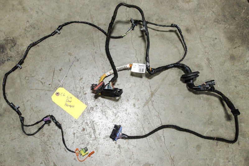 2005-2013 C6 Corvette LH Driver Side Door Wire Harness OEM 15777014 *USED*