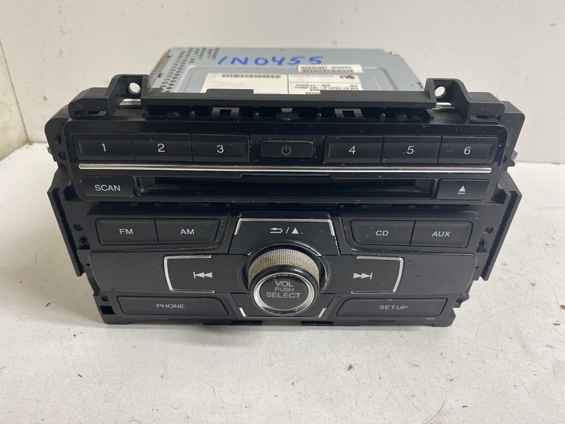 2013-2015 Honda Civic NON-NAV Radio Stereo 2 DIN 39100-TK3-A314-M1 Disc CD Oem