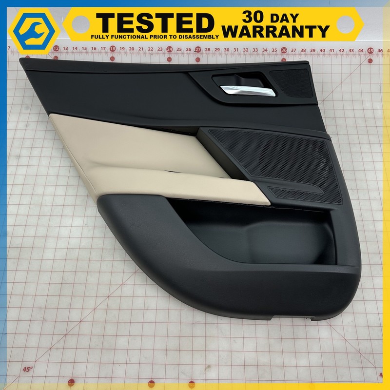 17-20 JAGUAR XE REAR LEFT DRIVER SIDE INTERIOR DOOR PANEL OEM