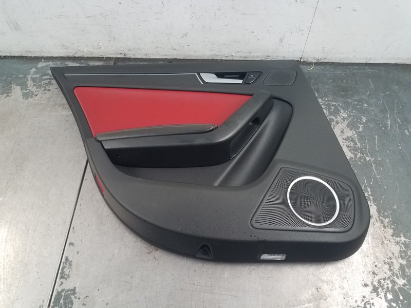 2012 Audi S4 Quattro B8 Left Rear Driver Door Panel #64436 VV11