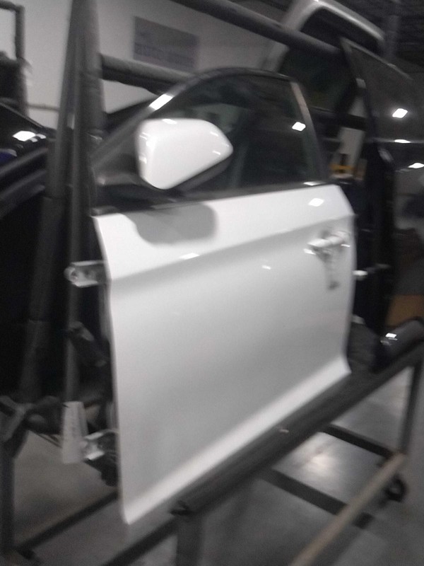 2019 Hyundai Sonata Left Front Door White 4DR SED WHT W8 67000 Miles