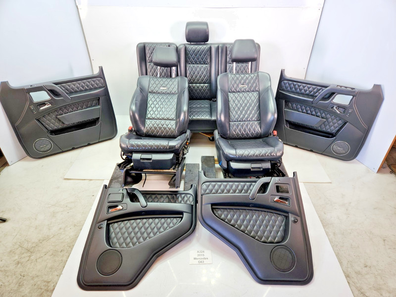 ✅ 13-18 OEM Mercedes W463 G63 AMG Front Rear Seats Door Panels Interior SET *