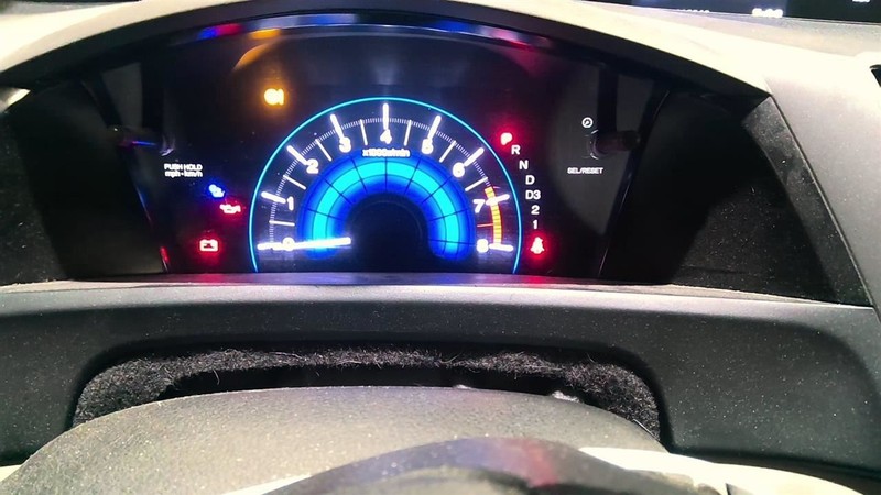 2012-2013 Honda Civic Speedometer Instrument Cluster Lower Assembly 1.8L