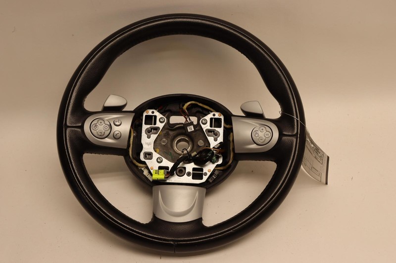 2007-2015 MINI COOPER CLUBMAN R55 STEERING WHEEL LEATHER W/ SHIFT PADDLES OEM