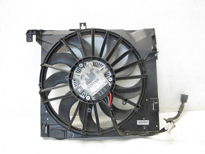 10-19 JAGUAR X250 XF XFR XJ XJR ENGINE RADIATOR COOLING FAN MOTOR ASSEMBLY 09242