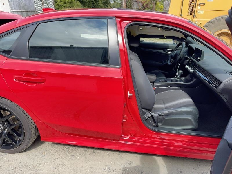 2022-2024 HONDA CIVIC RIGHT ROCKER W/POST RED PC:R513 2.0L AT FWD 6K SPORT 57652